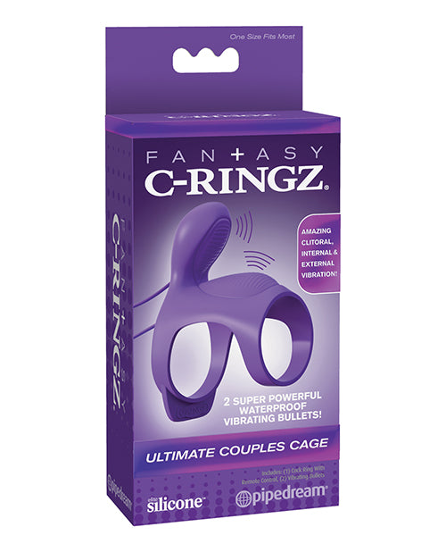 Fantasy C-Ringz Ultimate Couples Cage - Purple
