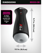 PDX Elite Fap-Gasm Stroker - Frosted