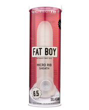 Perfect Fit Fat Boy Micro Ribbed Sheath 6.5' - Clear