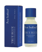Pure Instinct Pheromone Perfume Oil w/Dripper - 15 ml True Blue