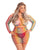 Pink Lipstick Pot of Gold Skirt Set Rainbow QN