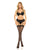 Pink Lipstick Come to Me Bra, Garter Belt & G-String Black M/L