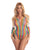 Pink Lipstick More Color Long Sleeve Bodysuit Rainbow O/S