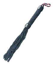 Plesur 15' Leather Flogger - Black