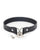 Plesur PVC Collar w/Heart Lock - Black