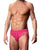 Prowler Lace Open Back Brief - Pink SM