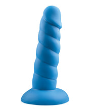 Rock Candy Suga Daddy 5.5' Silicone Dildo - Blue