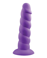Rock Candy Suga Daddy 7' Silicone Dildo - Purple