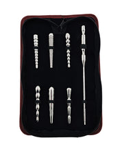 Rouge Stainless Steel Penis Plug Set of 6 - Silver