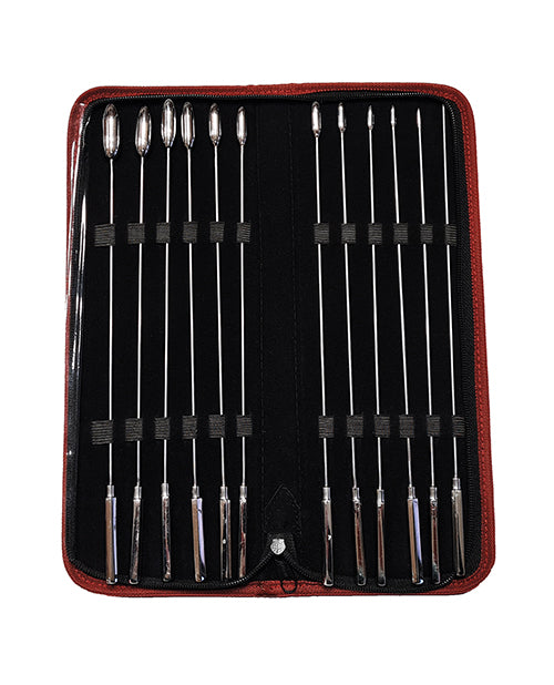 Rouge Stainless Steel Rosebud Dilator Set - Set of 12