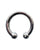 Rouge Stainless Steel Horseshoe Cock Ring 30 mm - Sliver