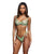 Evergreen Dream Underwire Scalloped Lace Bra & Adjustable Thong - Green MD