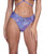 Shimmer High-Waist Bottoms w/Belt - Lavender XL