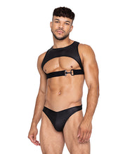 Master Harness w/Hook & Ring Closure Black MD