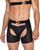 Master Chaps w/Hook & Ring Closure & Rear Cut Out (Thong Not Included) - Black MD
