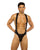 Men's Wrestling Jockstrap Singlet - Black MD