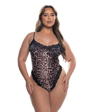 Fierce Lace Teddy - Leopard S/M