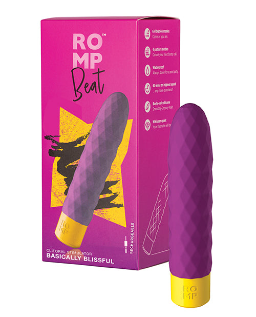 ROMP Beat Bullet Vibrator - Purple