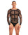 Rainbow Party Cam Boy Mesh 2 pc Set w/Thong - Black L/XL