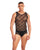 Rainbow Party Night Blaze Singlet 2 pc Set w/Thong - Black S/M