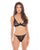 Staying In Bra Top & Thong Black M/L
