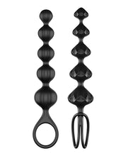 Satisfyer Love Beads Soft Silicone Beads - Set of 2 Black