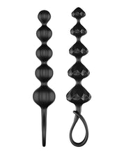 Satisfyer Love Beads Soft Silicone Beads - Set of 2 Black