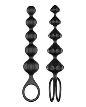 Satisfyer Love Beads Soft Silicone Beads - Set of 2 Black