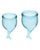 Satisfyer Feel Secure Menstrual Cup - Light Blue