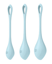 Satisfyer Yoni Power 2 Balls Training Set - Light Blue