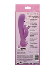 First Time Rechargeable Pleaser Vibrator - Purple