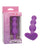 First Time Vibrating Triple Beaded Anal Probe - Purple