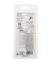 Turbo Buzz Rounded Mini Bullet Stimulator - Orange