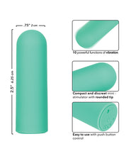 Turbo Buzz Rounded Mini Bullet Stimulator - Green