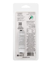 Turbo Buzz Rounded Mini Bullet Stimulator - Green