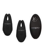 Silicone Nipple Clamps w/Remote - Black