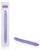 17" Slim Jim Duo Veined Super Slim Dong - Reflective Gel Purple