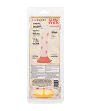 Glow Stick Mushroom Suction Cup Glow-in-the-Dark Dildo - Orange