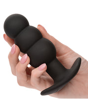Rock Bottom Tap Beaded Anal Probe - Black