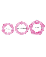 Silicone Island Rings - Pink