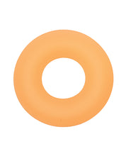 Alpha Liquid Silicone Glow in the Dark Prolong Cock Ring - Medium