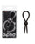Alpha Liquid Silicone Lasso Cock Ring - Black
