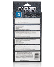 Packer Gear 4' Silicone Packing Penis - Black