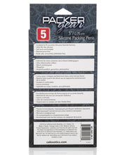 Packer Gear 5' Silicone Packing Penis - Brown
