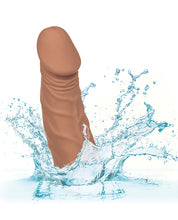 Performance Maxx 7" Vibrating Penis Extension - Brown