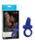 Couple's Enhancers Silicone Rechargeable Dual Pleaser Enhancer  - Blue