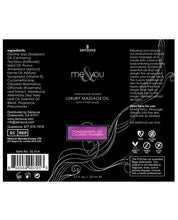Sensuva Me & You Massage Oil - 4.2 oz Sweet Secrets