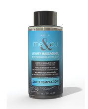 Sensuva Me & You Massage Oil - 2 oz Sweet Temptation