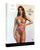 Shots Bliss Open Cup Strappy Teddy w/Jewelry Pasties Multi O/S