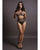 Shots Le Desir Duo Net Key Hole Bra Set Black O/S